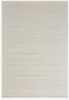 Prostokątny Dywan Z Polietylenu Rosauran Gardenia Biel & 160 X 230 Cm - Sklum