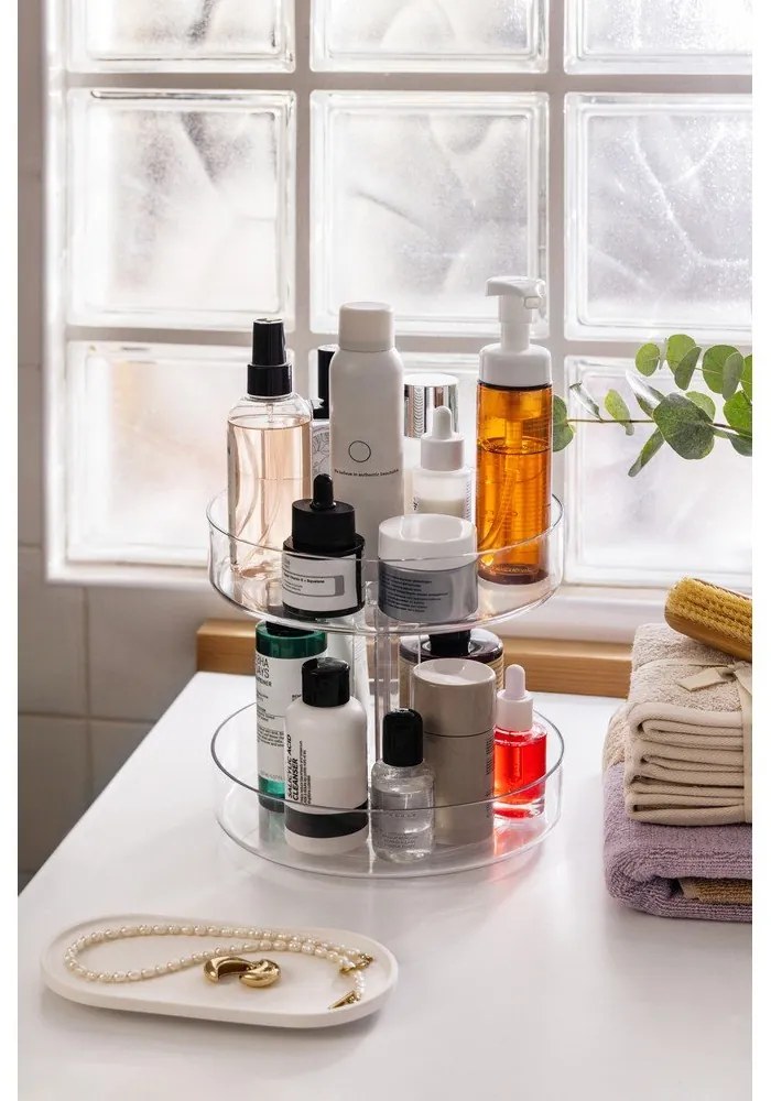 Plastikowy organizer łazienkowy obrotowy – Casa De Engel