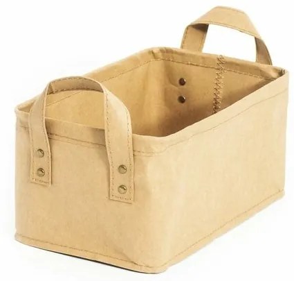 Compactor Kosz do przechowywania Basket Ecologic, 28 x 18 x 13 cm, beżowy