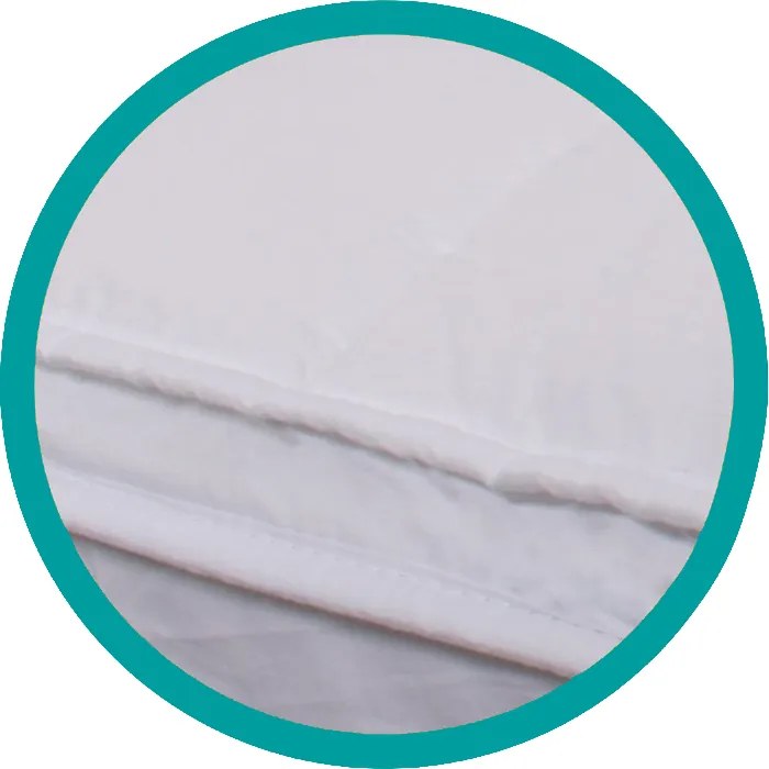 DWUWARSTWOWY ochraniacz na materac - TOPPER 80 x 200 cm