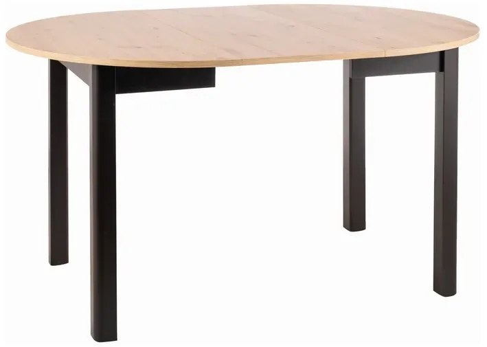 STÓŁ DANTE DĄB ARTISAN / CZARNY MAT FI 102 (102-144) SIGNAL
