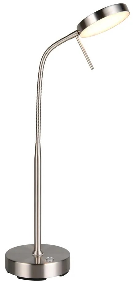 Lampa stołowa LED w kolorze srebra (wysokość 45 cm) Moreno – Trio