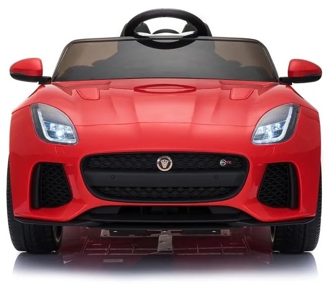 Auto na akumulator jaguar f-type czerwony lakier