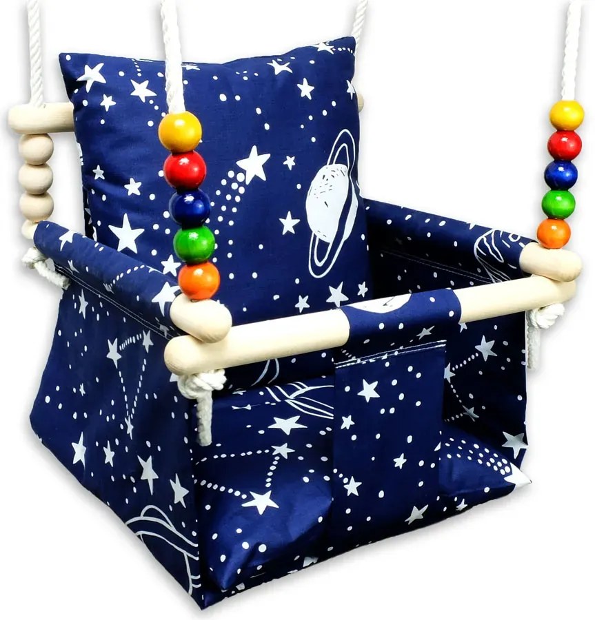 Kubełkowa huśtawka dziecięca kosmos C3-W92