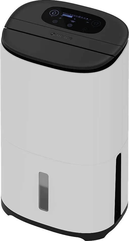 Osuszacz MeacoDry Arete® Two 25 l: cichy, sterowanie aplikacją, filtr HEPA, szybkie suszenie, niskie zużycie energii; idealny do domów z 4–5 pokojami