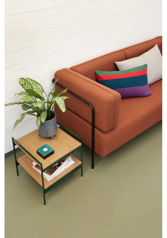 Stolik z blatem w dekorze dębu 43x43 cm Jaunty – Hübsch