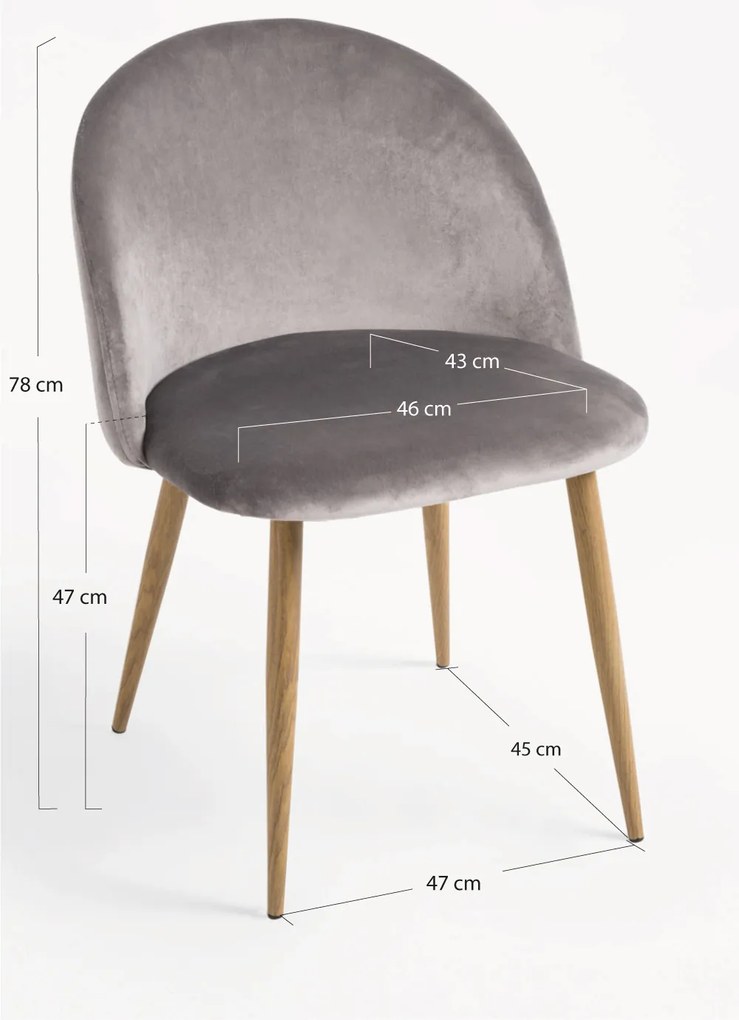 Silla Vint Terciopelo