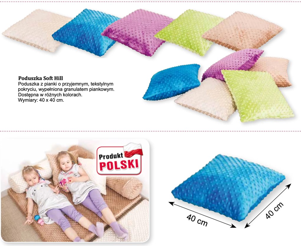 Poduszka sensoryczna do leżakowania Soft Hill