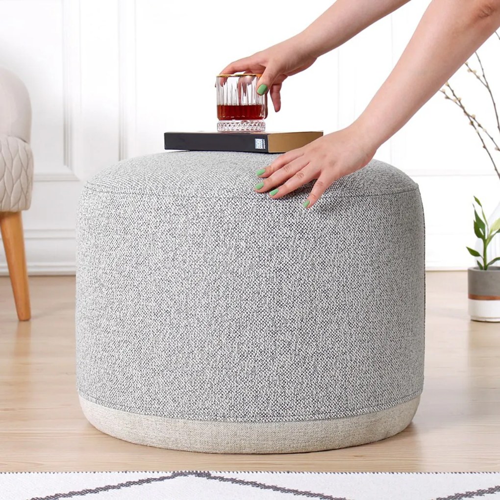 Taboret Cedre Light Grey