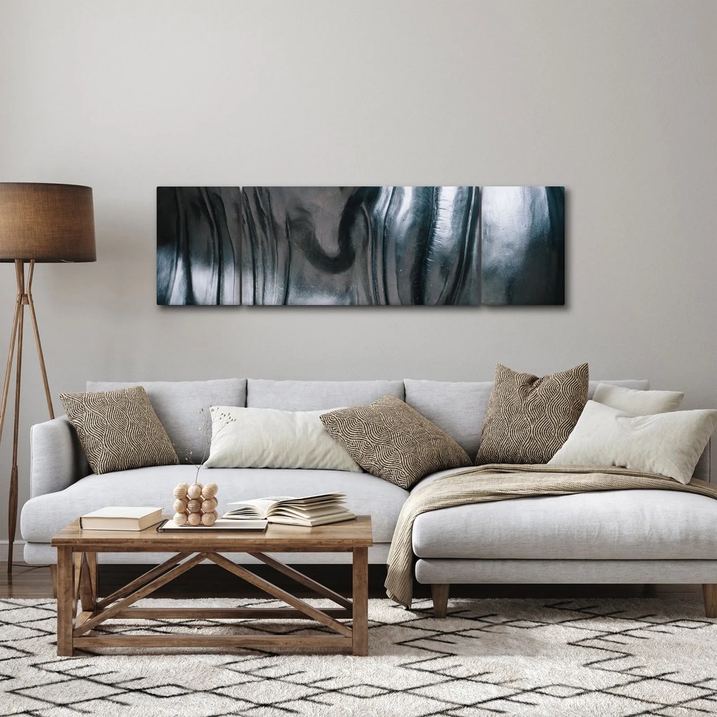Obraz - Twarz ze stali (170x50 cm)