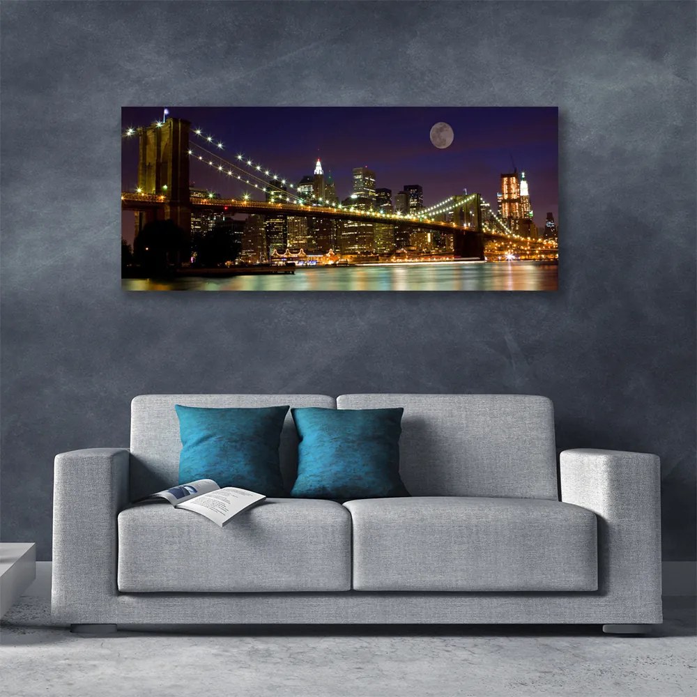 Obraz na płótnie Perspektywa Nowoczesnego Mostu