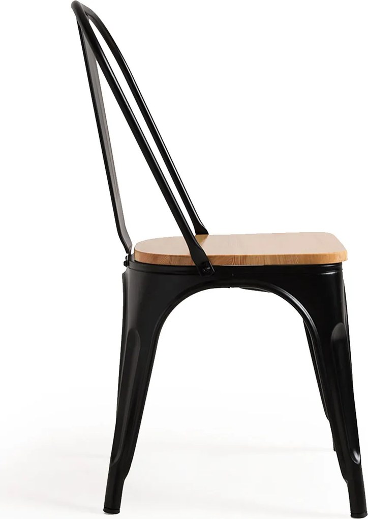 Krzeso z naturalnego drewna Torix