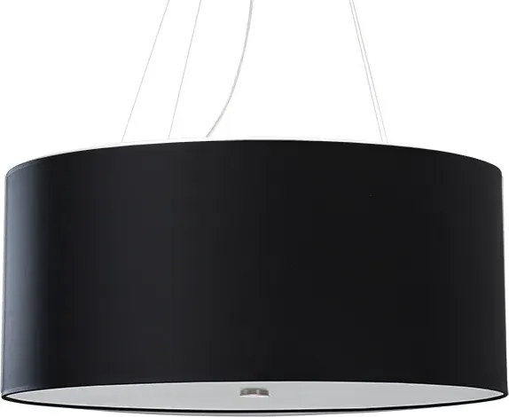 Czarny regulowany żyrandol z abażurem 70 cm - EX691 Z5-P13