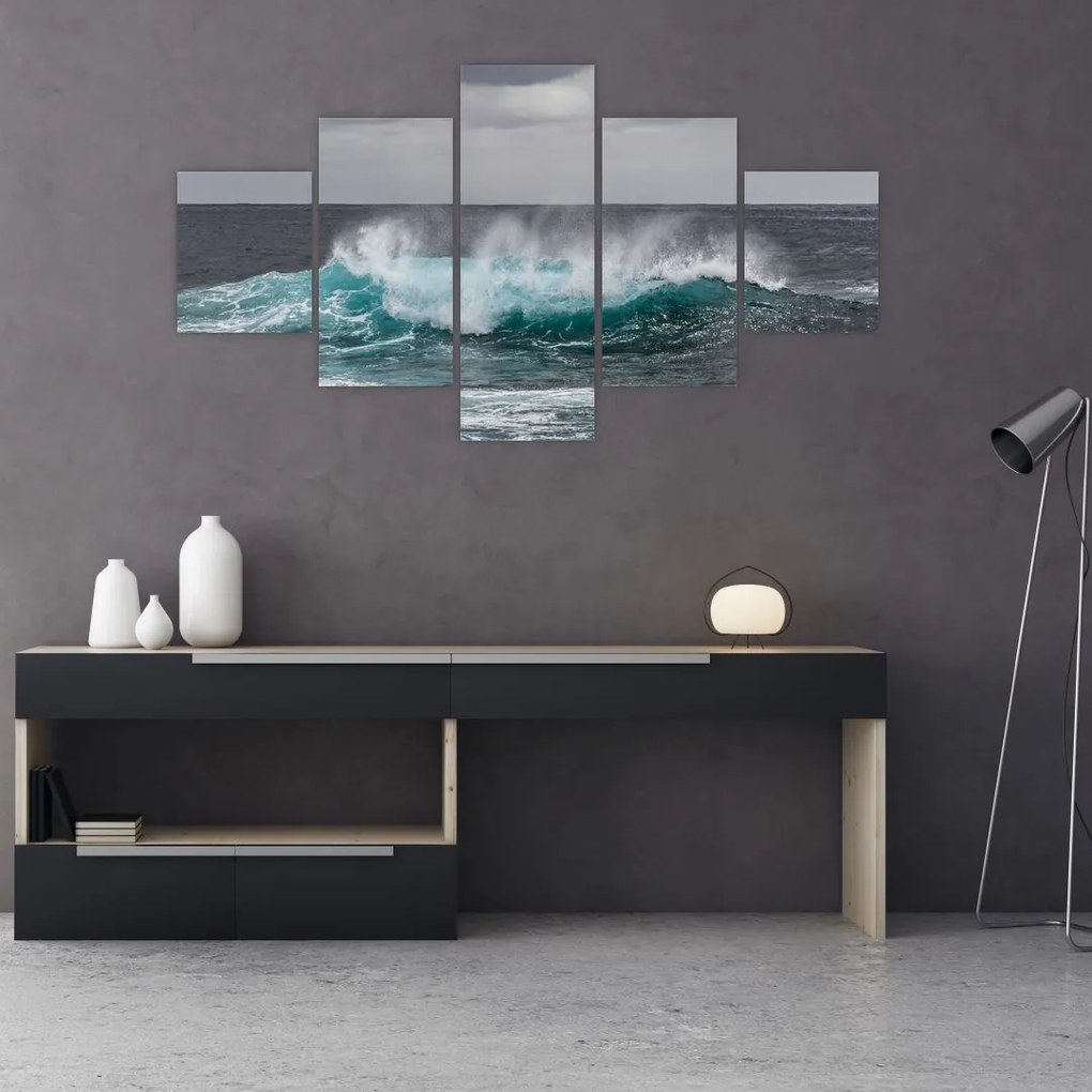 Obraz - Fale w oceanie (125x70 cm)