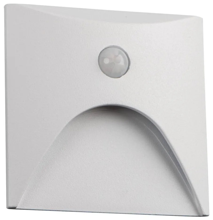 Kanlux 39141 - oprawa schodowa LED z czujnikiem EXIN 2,5 W/230 V 4000 K IP65 biała, kwadratowa