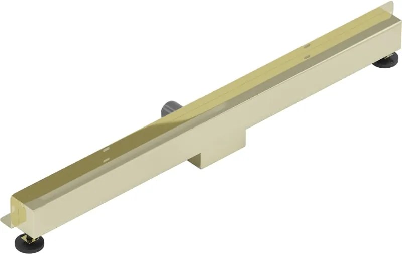 Mexen Flat Wall odpływ liniowy ścienny 2w1 80 cm, złoty - 1530080