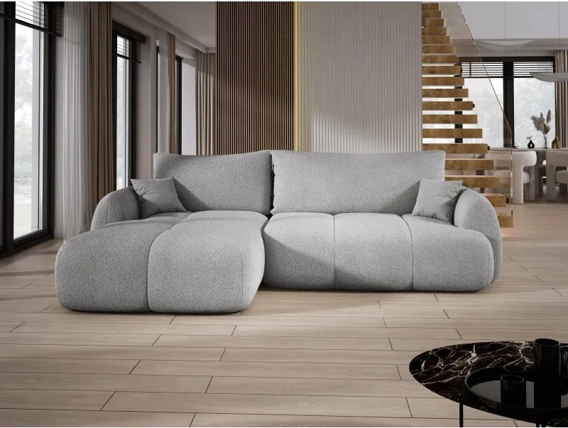 Narożnik COCO z funkcją spania poduszkami i pojemnikiem Now Or Never 83 DOMOHOME