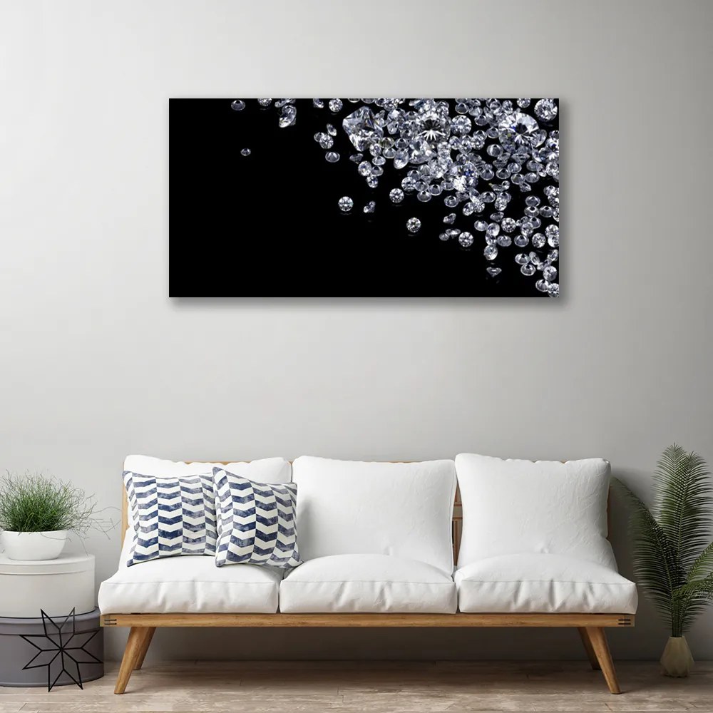 Obraz na płótnie Diamentowy Blask i Elegancja