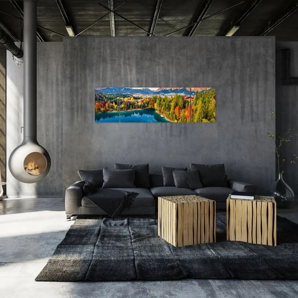 Obraz - Jezioro Urisee, Austria (170x50 cm)