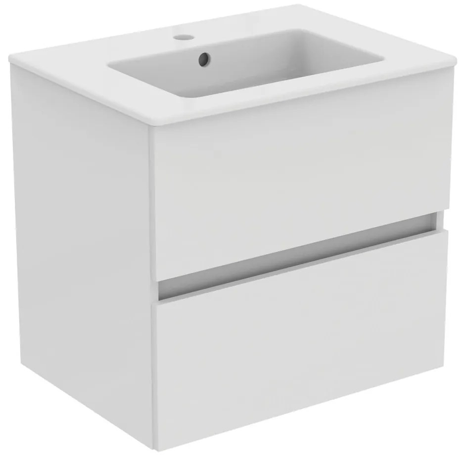 Biała wisząca szafka pod umywalkę 60x55 cm Eurovit+ – Ideal Standard