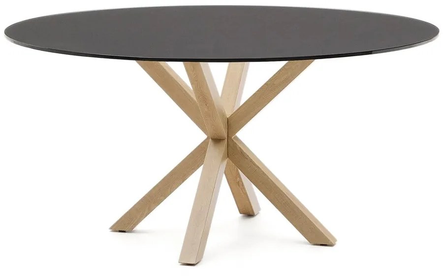 Okrągły stół ze szklanym blatem ø 150 cm Argo – Kave Home
