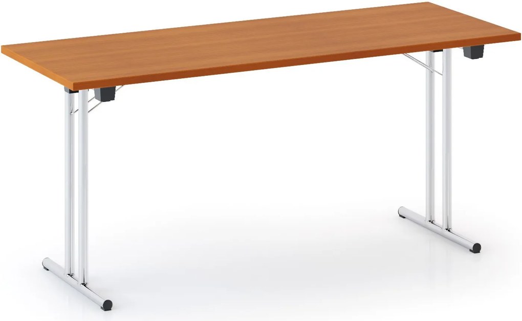 Składany stół konferencyjny FOLDING, 160x80 cm, czereśnia