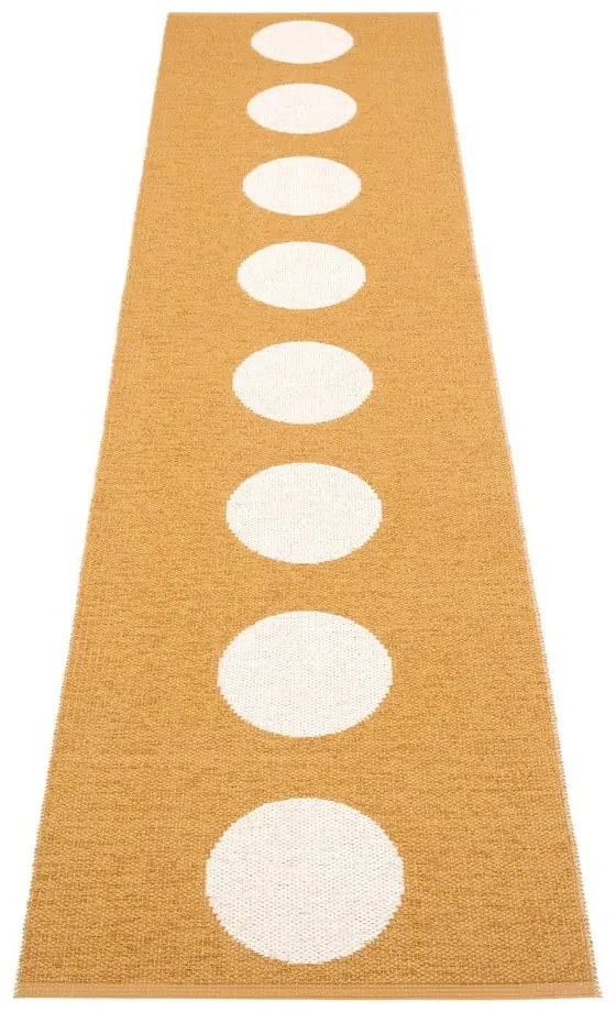 Chodnik odpowiedni na zewnątrz w kolorze ochry 70x300 cm Vera Ochre – Pappelina