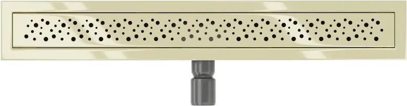 Mexen Flat M12 odpływ liniowy 50 cm, złoty - 1521050-15