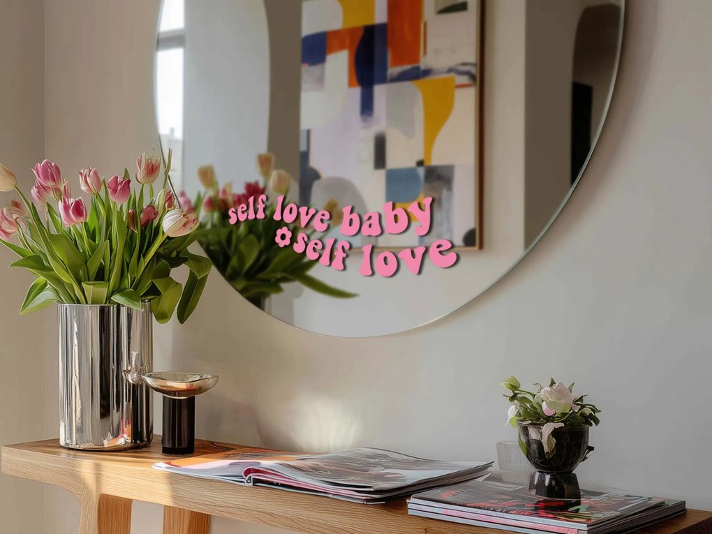Naklejka na lustro S25 – Self love baby