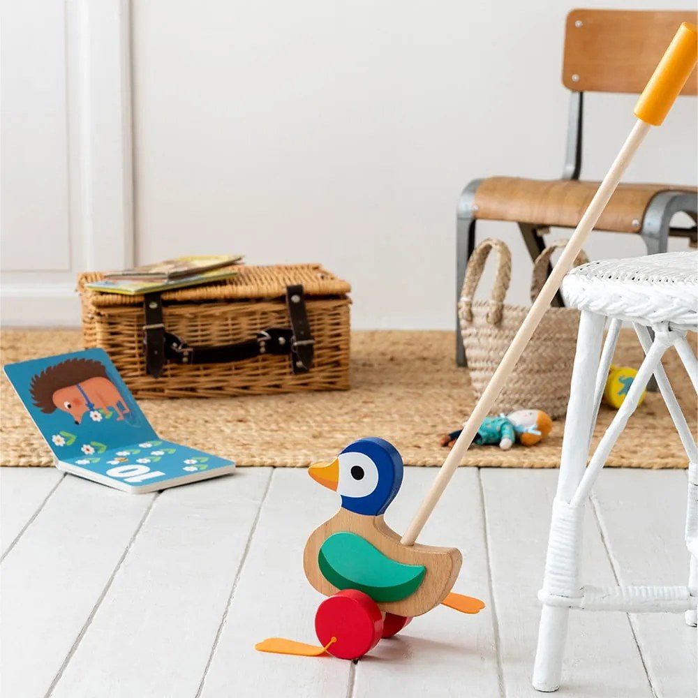 Drewniana zabawka Flapping Duck – Rex London
