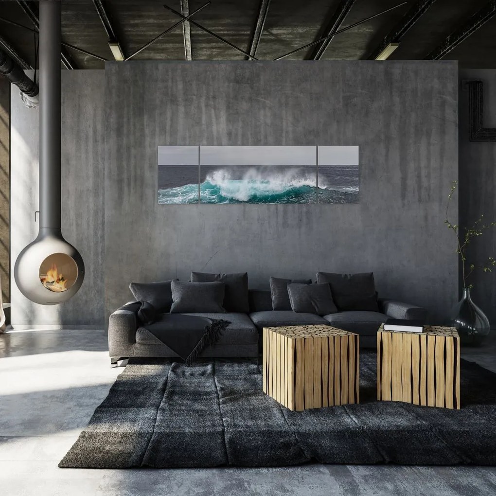 Obraz - Fale w oceanie (170x50 cm)