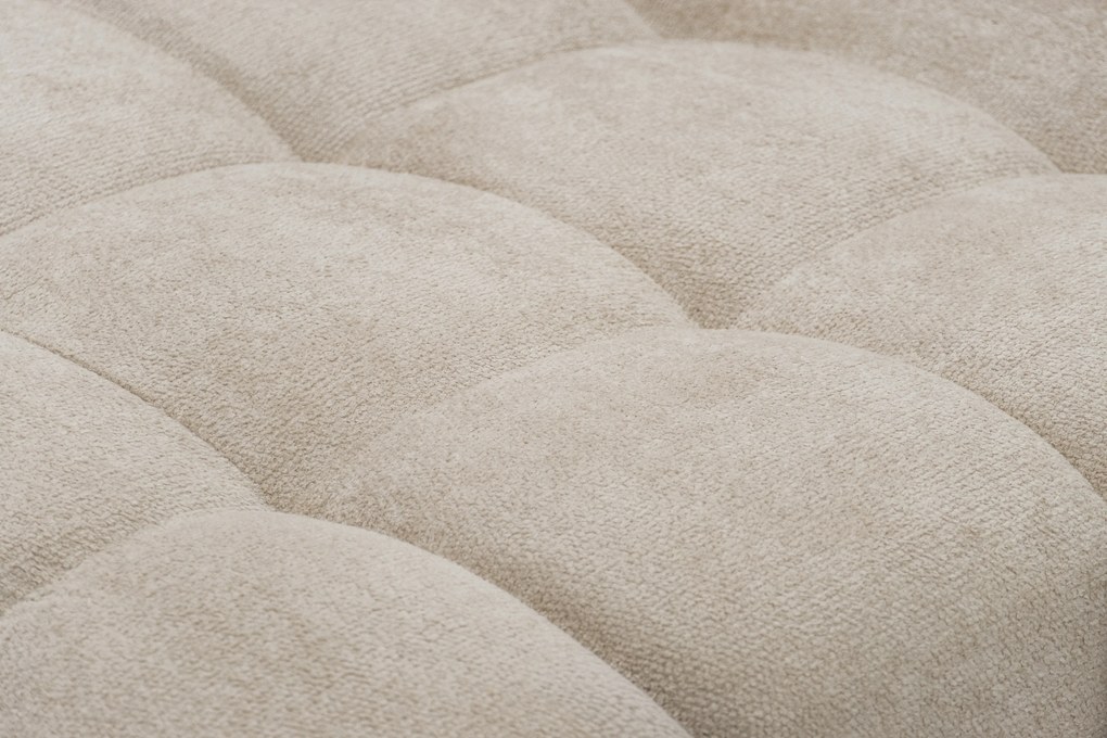 Narożnik Sorenio z funkcją spania lewostronny - beżowa plecionka Murano 833