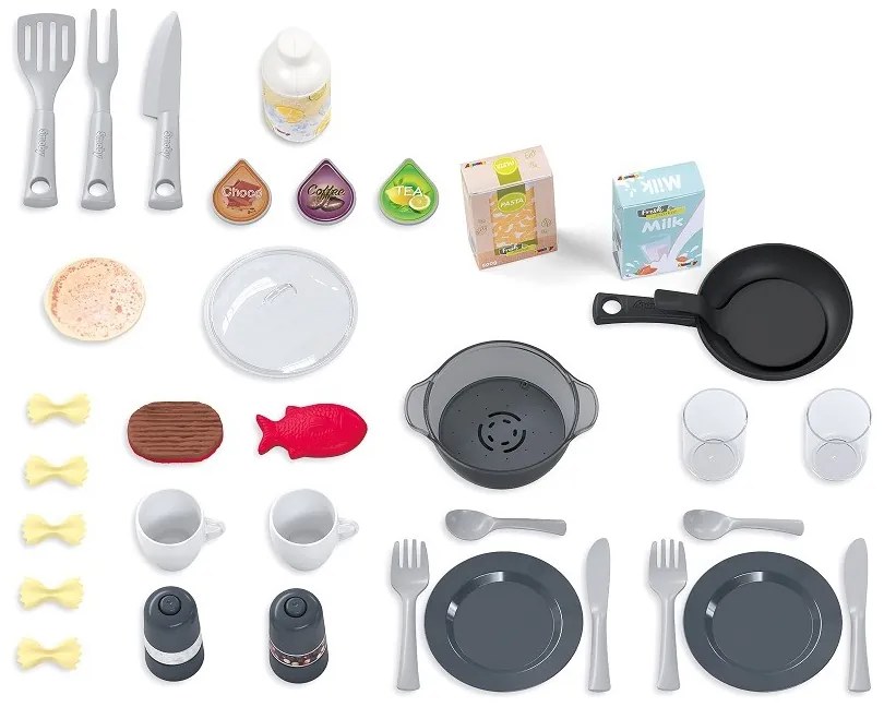 Smoby mini tefal studio kuchnia bubble xl + 34 akcesoria