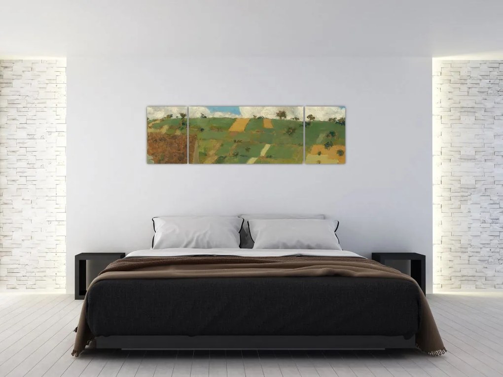Obraz - Edouard Vuillard, Landscape of the Ile de France, reprodukcje (170x50 cm)
