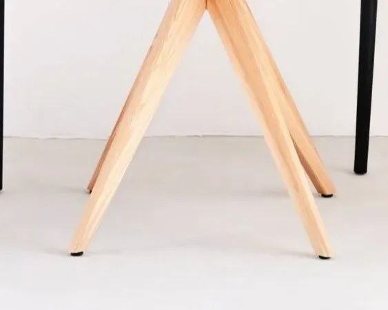 Stół CUTTI 55x80 brązowy/jesion RAGABA