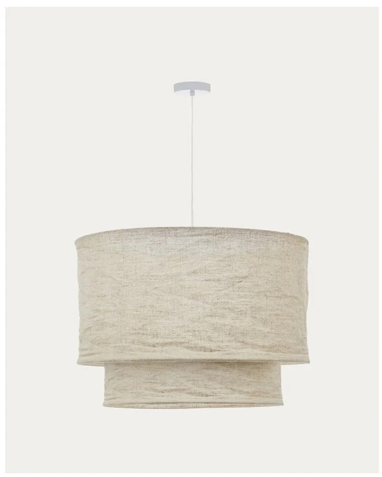 Beżowy abażur ø 60 cm Mariela – Kave Home