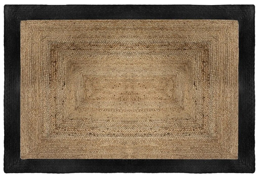 Dywan z juty prostokątny, 120 x 170 cm, pleciony