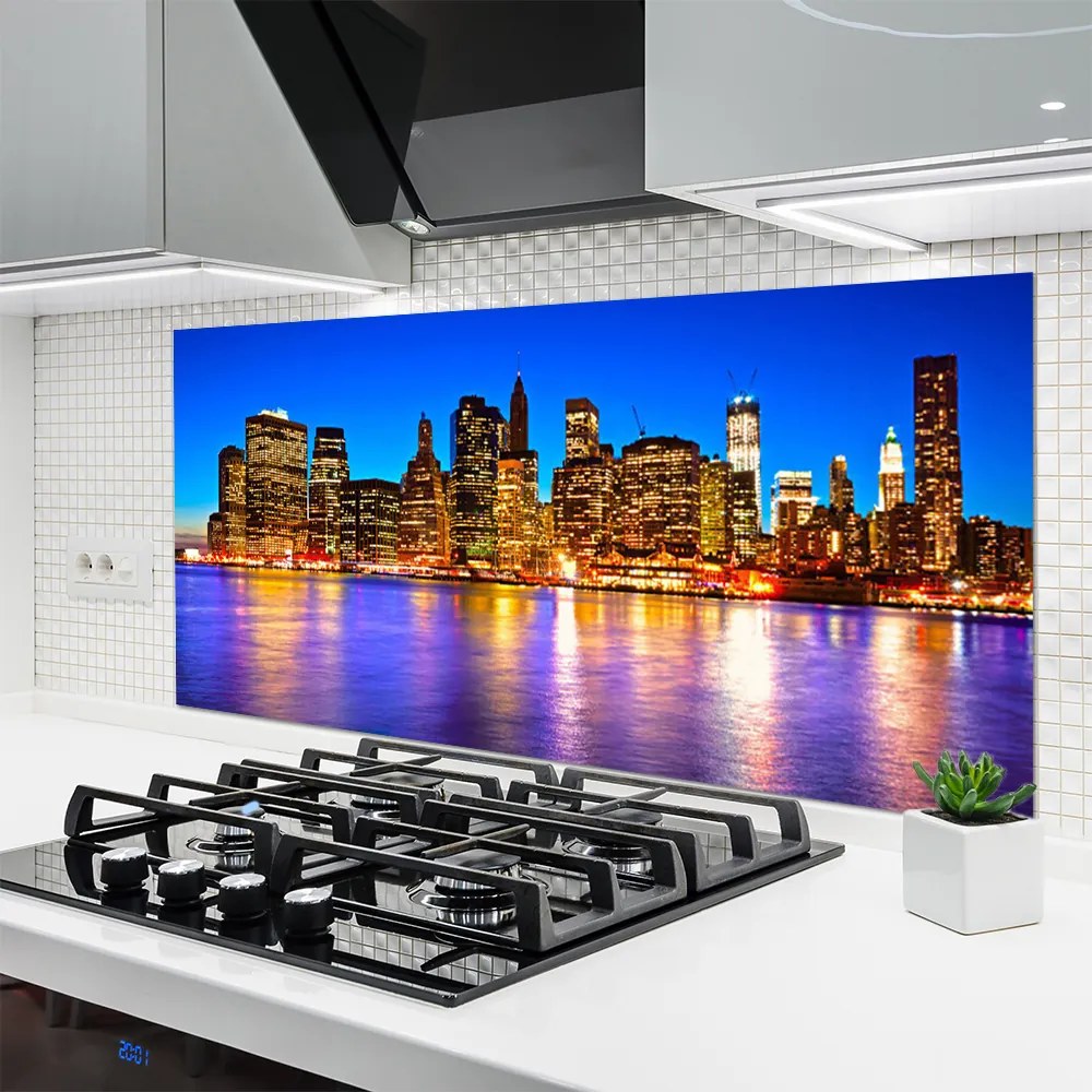 Panel Szklany Panorama Miejskiej Metropolii