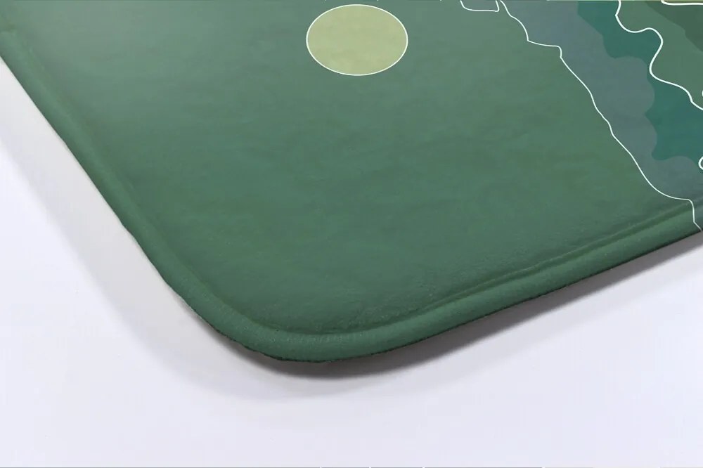 Dywanik antypoślizgowy do łazienki Dywanik antypoślizgowy do łazienki Góry Abstrakcja