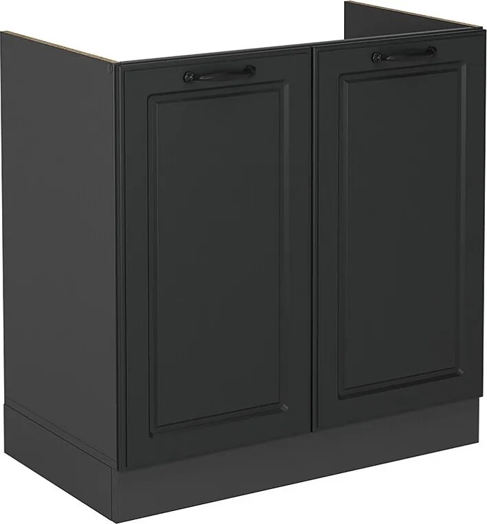 Szafka pod zlew antracytowy domek wiejski 80x46x81.6 r-line