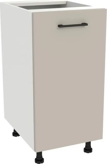 Zestaw Mebli Kuchennych MODERN 200 cm Kaszmir/Biały Nowoczesny