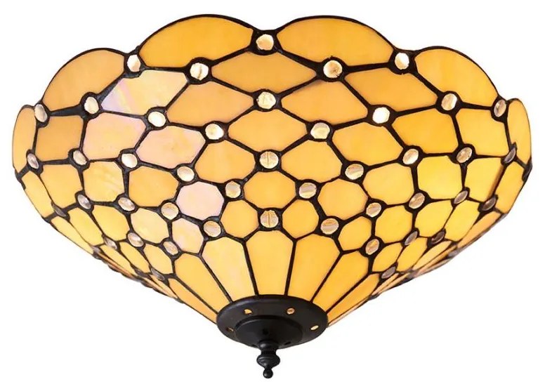 Endon 70242 - Lampa sufitowa Tiffany PEARL 2xE27/60W/230V śr. 37 cm