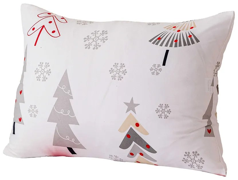 Poszewka dekoracyjna JINGLE 50x70 cm, biała