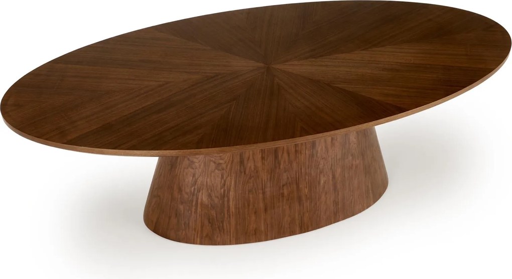 Stół z owalnym blatem Vagner Halmar orzech