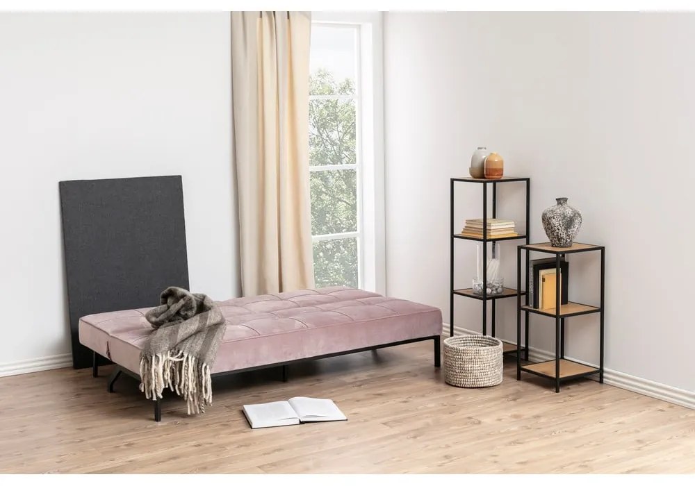 Różowa rozkładana sofa Actona Perugia