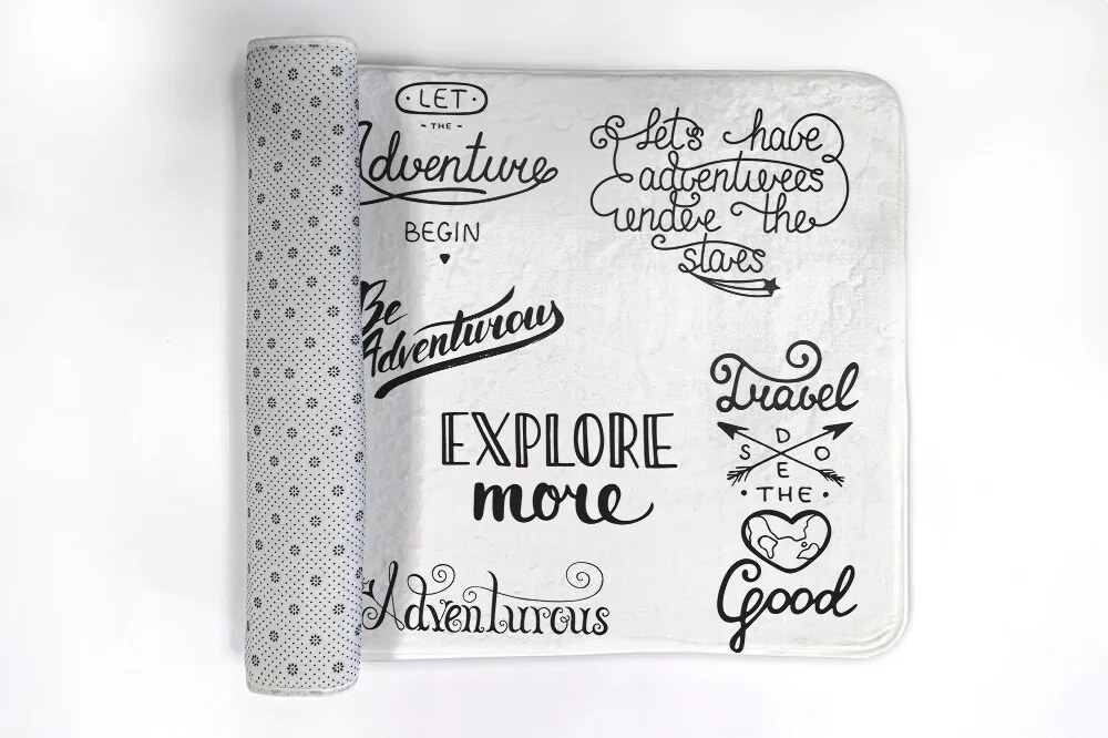 Dywanik antypoślizgowy do łazienki Dywanik antypoślizgowy do łazienki Przygoda Motywacja