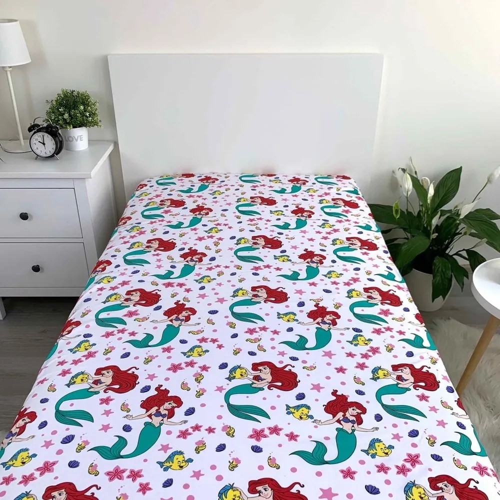 Bawełniane prześcieradło dziecięce z gumką 90x200 cm Ariela "Friends" – Jerry Fabrics