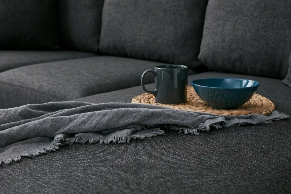 Sofa narożna Eva Left Anthracite