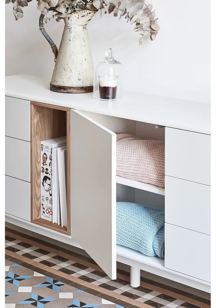 Kremowa komoda 180x76x40 cm Corvo – Teulat