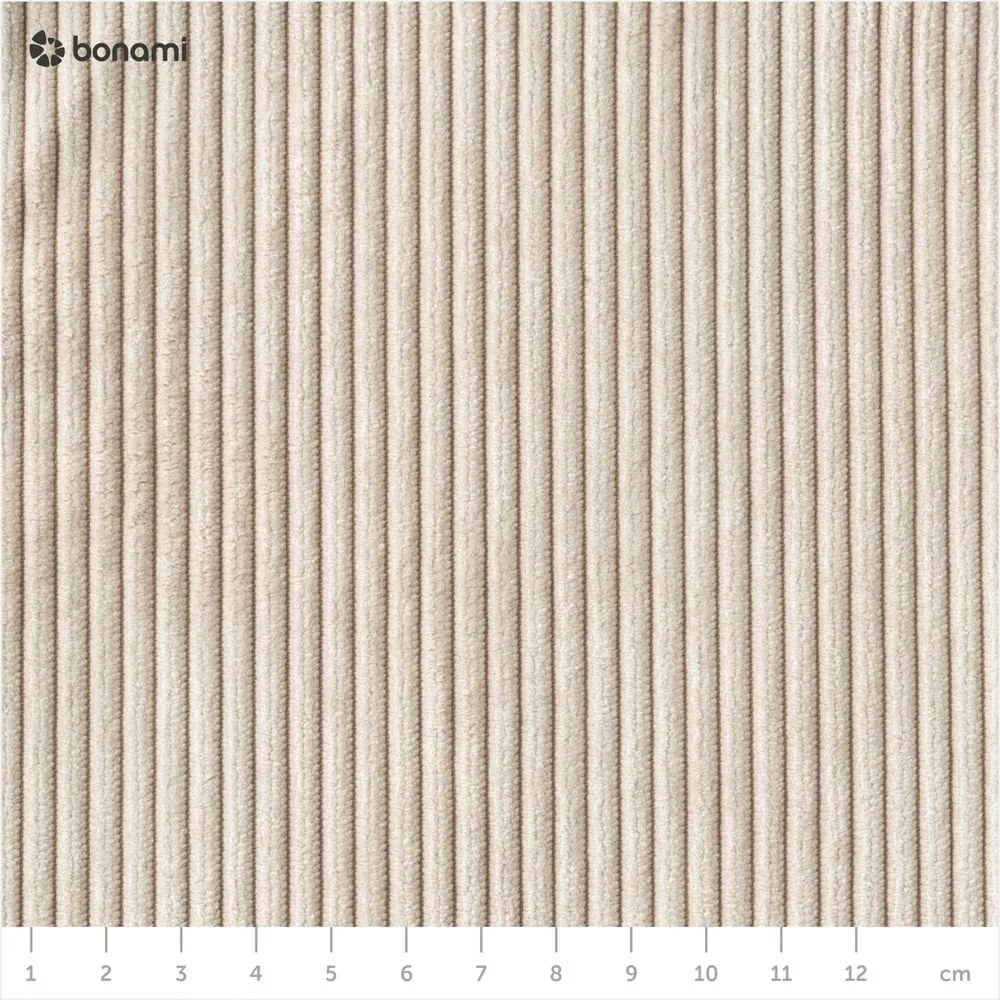 Sztruksowy puf Karup Design More Ivory